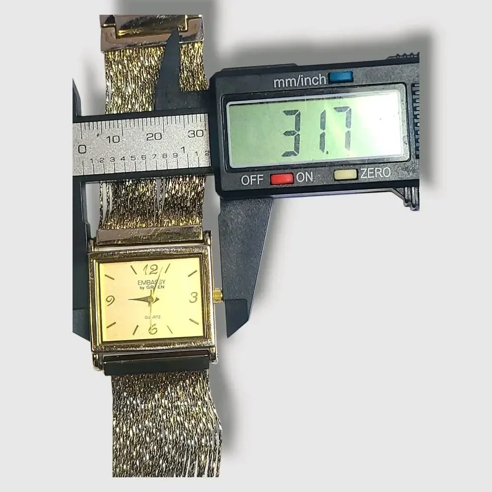 Embassy By Gruen Ladies Watch Quartz Gold Tone‎ New Battery Women's